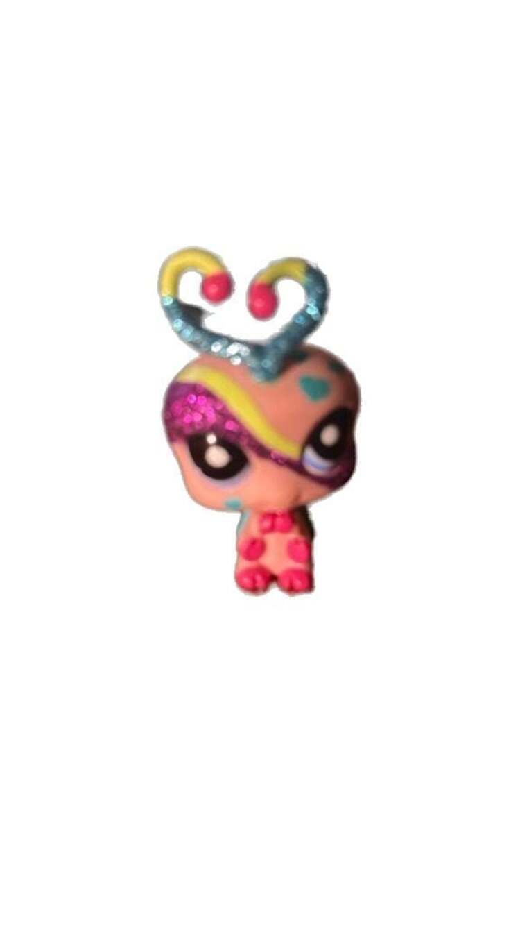 Littlest Pet Shop LPS Glitter Butterfly Figure